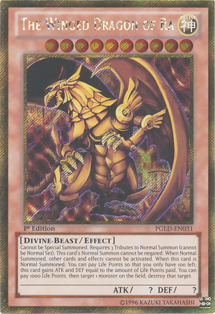The Winged Dragon of Ra [PGLD-EN031] Gold Secret Rare - PokeCharles PokeStore