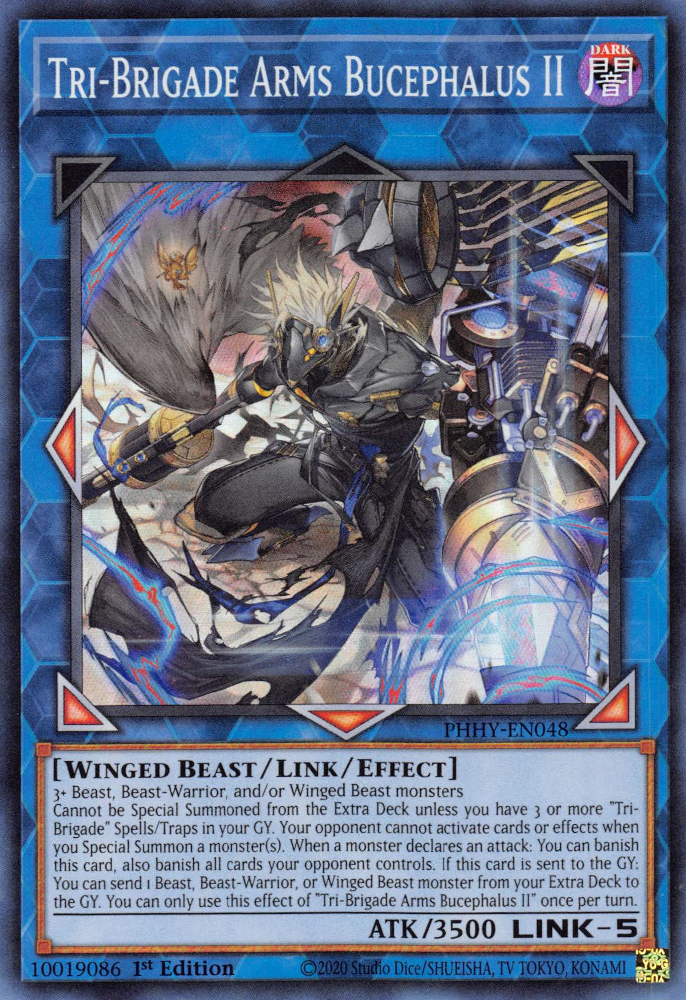 Tri-Brigade Arms Bucephalus II [PHHY-EN048] Super Rare - PokeCharles PokeStore