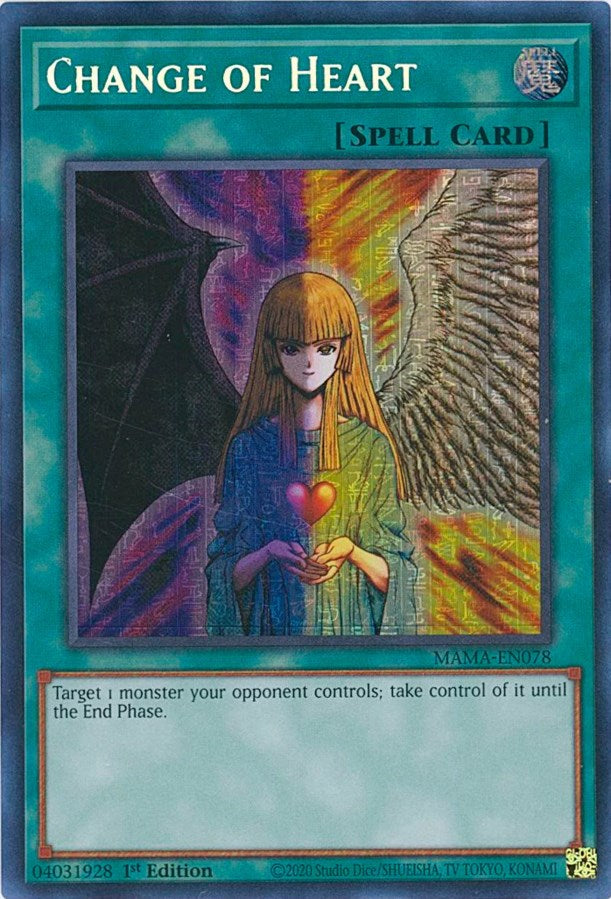 Change of Heart [MAMA-EN078] Secret Pharaoh's Rare - PokeCharles PokeStore