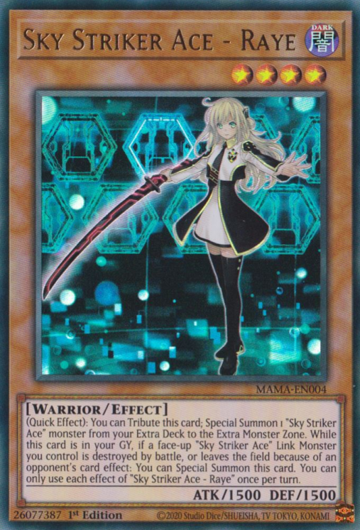 Sky Striker Ace - Raye [MAMA-EN004] Ultra Rare - PokeCharles PokeStore