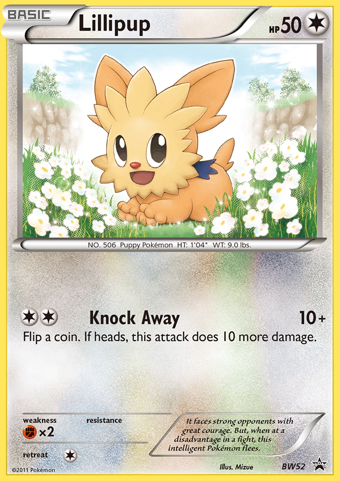 Lillipup (BW52) [Black & White: Black Star Promos] - PokeCharles PokeStore