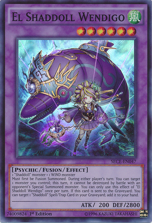 El Shaddoll Wendigo [SECE-EN047] Super Rare - PokeCharles PokeStore