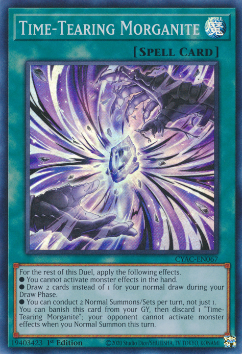 Time-Tearing Morganite [CYAC-EN067] Super Rare - PokeCharles PokeStore