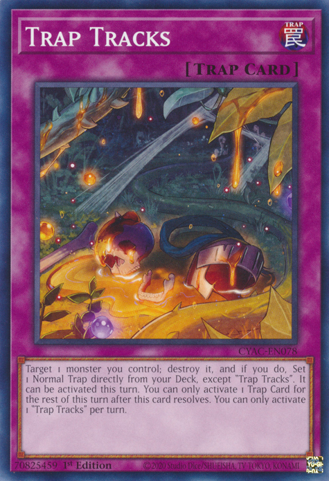Trap Tracks [CYAC-EN078] Common - PokeCharles PokeStore