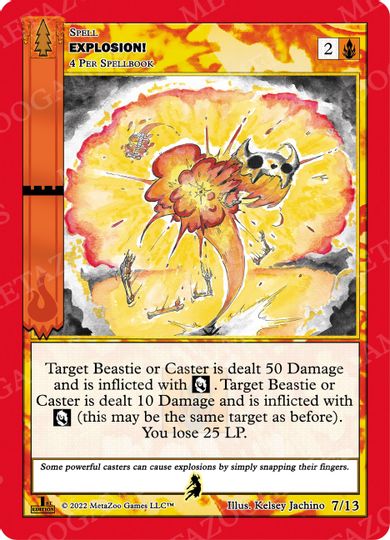 Explosion! [Cryptid Nation: Wilderness First Edition Release Event Deck]