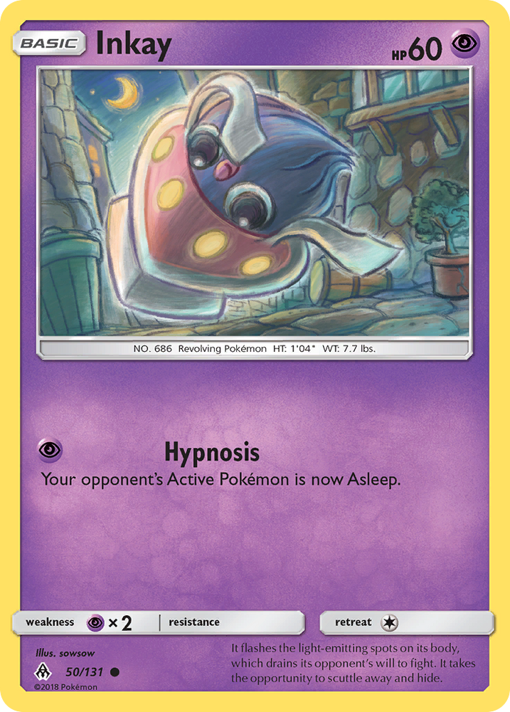 Inkay (50/131) [Sun & Moon: Forbidden Light] - PokeCharles PokeStore