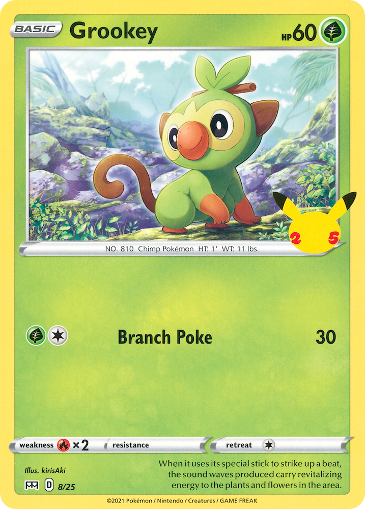 Grookey (8/25) [McDonald's 25th Anniversary] - PokeCharles PokeStore