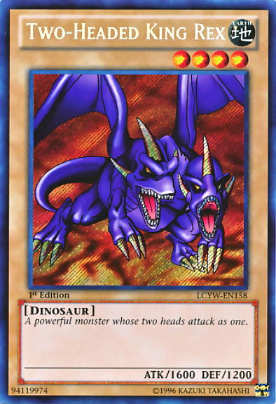 Two-Headed King Rex [LCYW-EN158] Secret Rare - PokeCharles PokeStore
