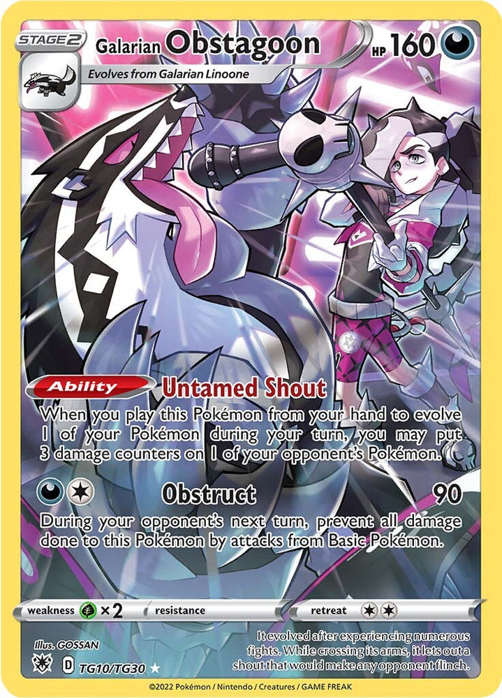 Galarian Obstagoon (TG10/TG30) [Sword & Shield: Astral Radiance] - PokeCharles PokeStore