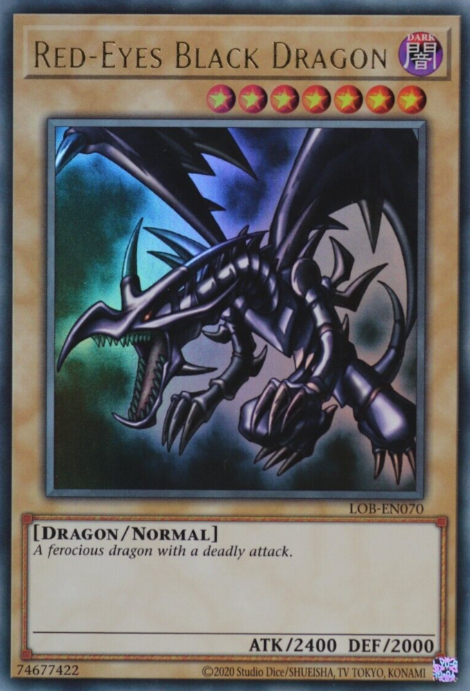 Red-Eyes Black Dragon (25th Anniversary) [LOB-EN070] Ultra Rare - PokeCharles PokeStore