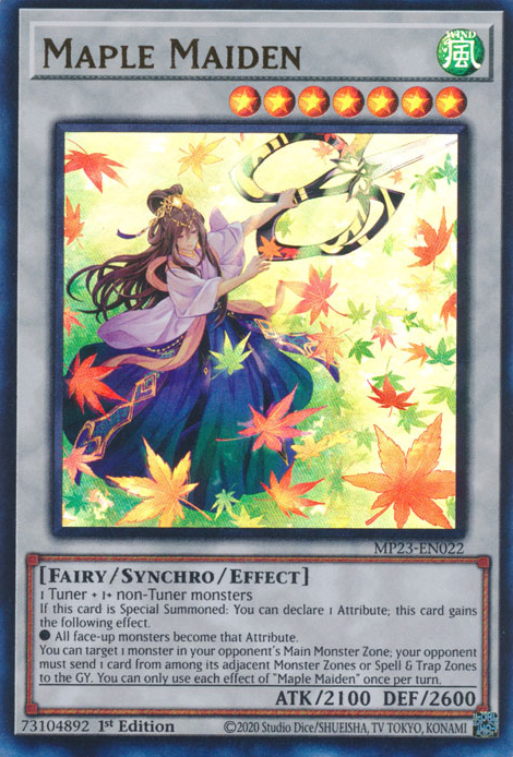 Maple Maiden [MP23-EN022] Ultra Rare - PokeCharles PokeStore