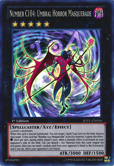 Number C104: Umbral Horror Masquerade [JOTL-EN056] Super Rare - PokeCharles PokeStore