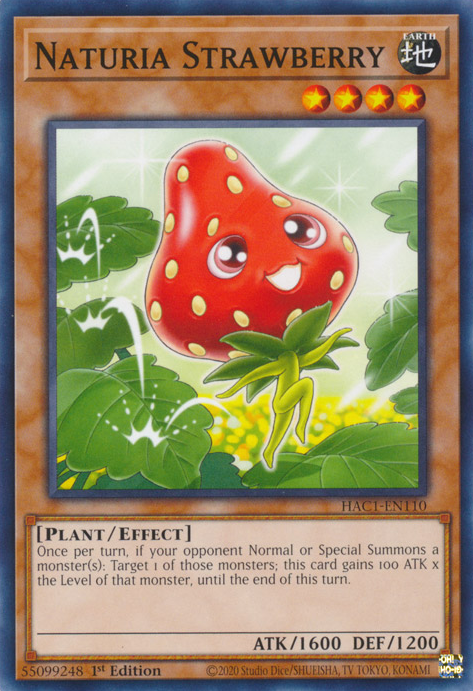Naturia Strawberry [HAC1-EN110] Common - PokeCharles PokeStore