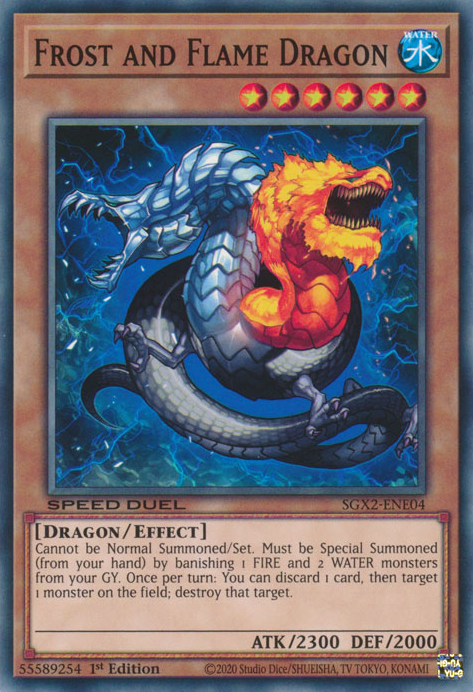 Frost and Flame Dragon [SGX2-ENE04] Common - PokeCharles PokeStore
