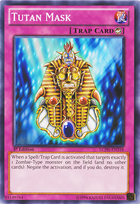 Tutan Mask [LCJW-EN218] Common - PokeCharles PokeStore