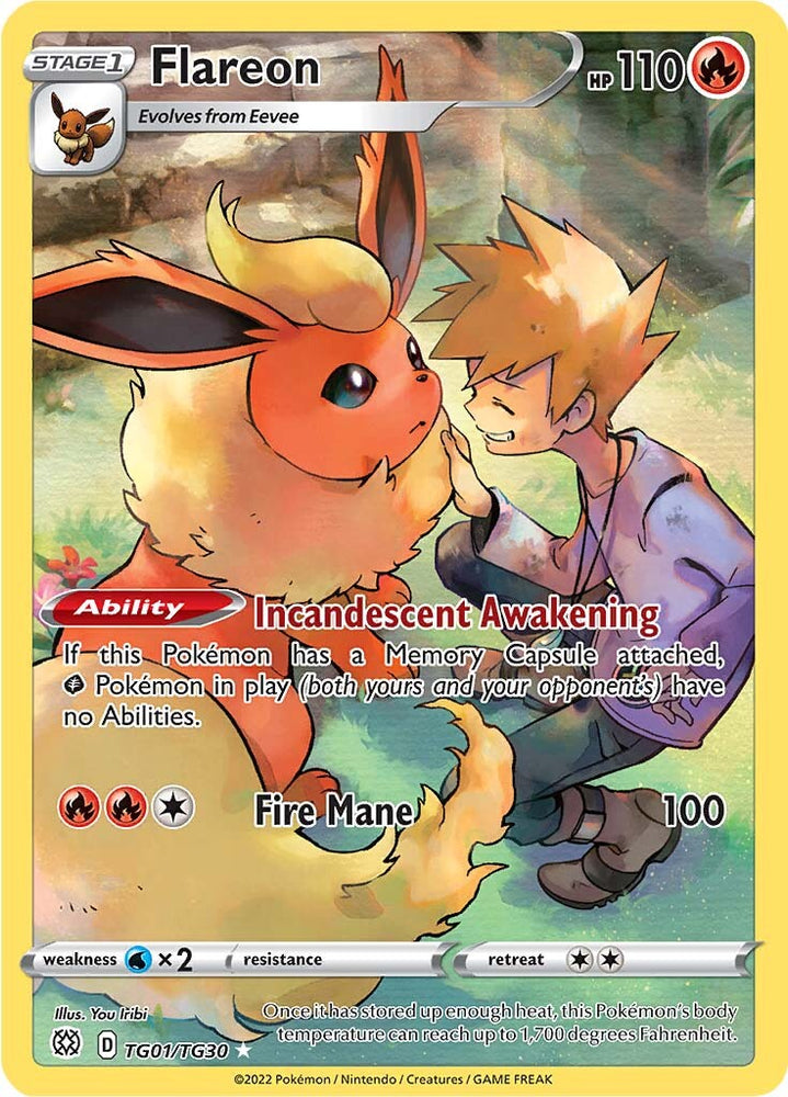 Flareon (TG01/TG30) [Sword & Shield: Brilliant Stars] - PokeCharles PokeStore