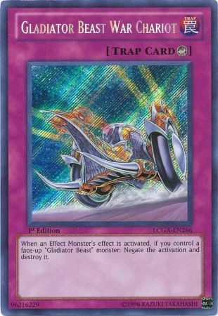 Gladiator Beast War Chariot [LCGX-EN266] Secret Rare - PokeCharles PokeStore