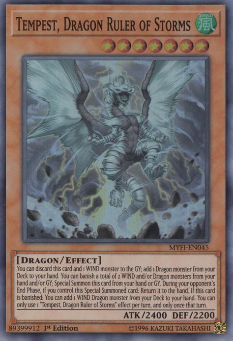 Tempest, Dragon Ruler of Storms [MYFI-EN045] Super Rare - PokeCharles PokeStore