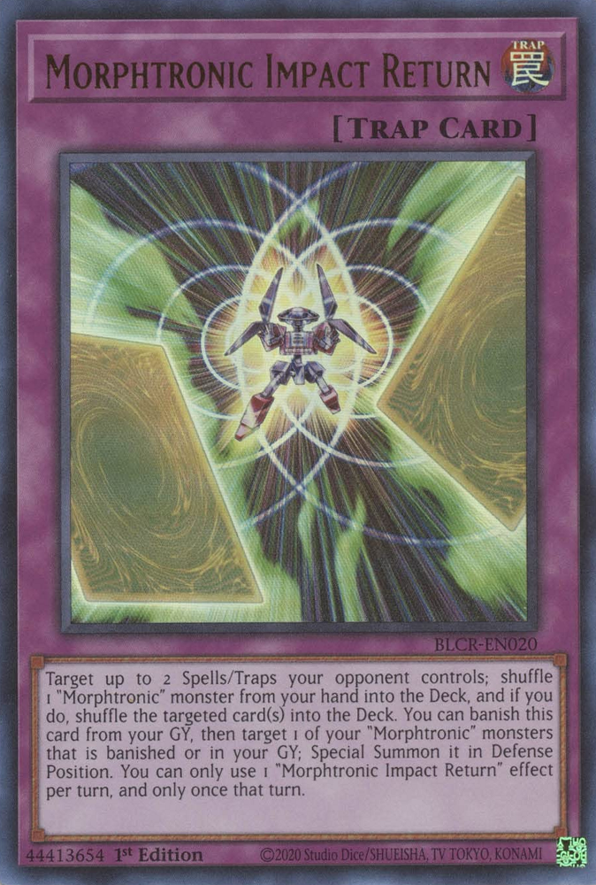 Morphtronic Impact Return [BLCR-EN020] Ultra Rare - PokeCharles PokeStore