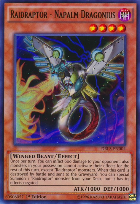 Raidraptor - Napalm Dragonius [DRL3-EN004] Ultra Rare - PokeCharles PokeStore