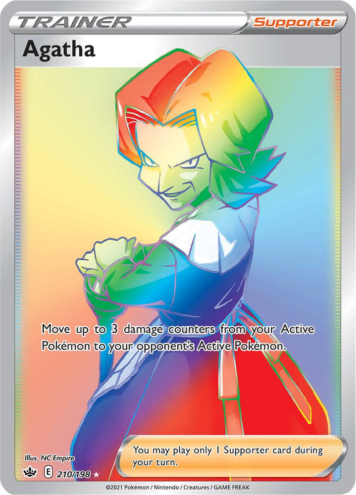 Agatha (210/198) [Sword & Shield: Chilling Reign] - PokeCharles PokeStore
