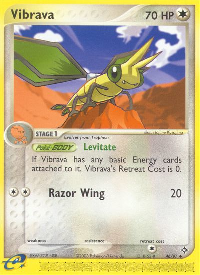Vibrava (46/97) [EX: Dragon] - PokeCharles PokeStore