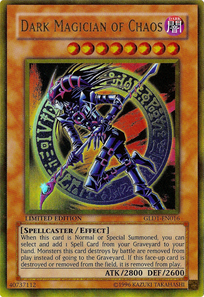 Dark Magician of Chaos [GLD1-EN016] Gold Rare - PokeCharles PokeStore