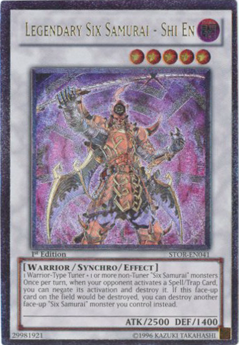 Legendary Six Samurai - Shi En [STOR-EN041] Ultimate Rare - PokeCharles PokeStore