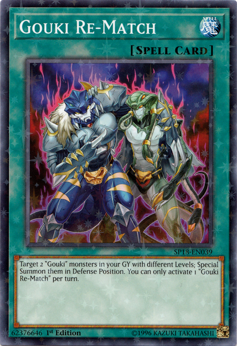 Gouki Re-Match [SP18-EN039] Starfoil Rare - PokeCharles PokeStore