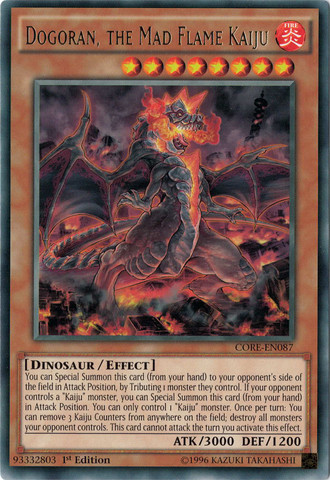 Dogoran, the Mad Flame Kaiju [CORE-EN087] Rare - PokeCharles PokeStore