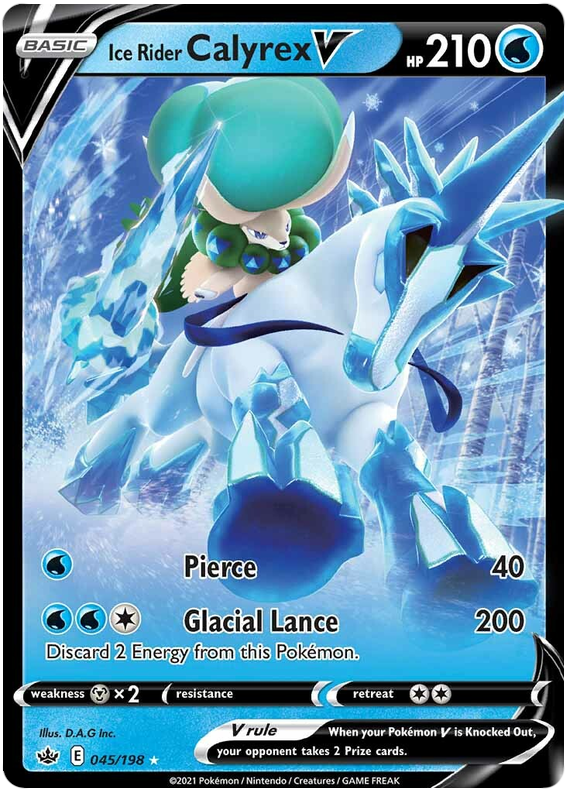 Ice Rider Calyrex V (045/198) [Sword & Shield: Chilling Reign] - PokeCharles PokeStore