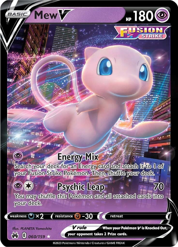 Mew V (060/159) [Sword & Shield: Crown Zenith] - PokeCharles PokeStore