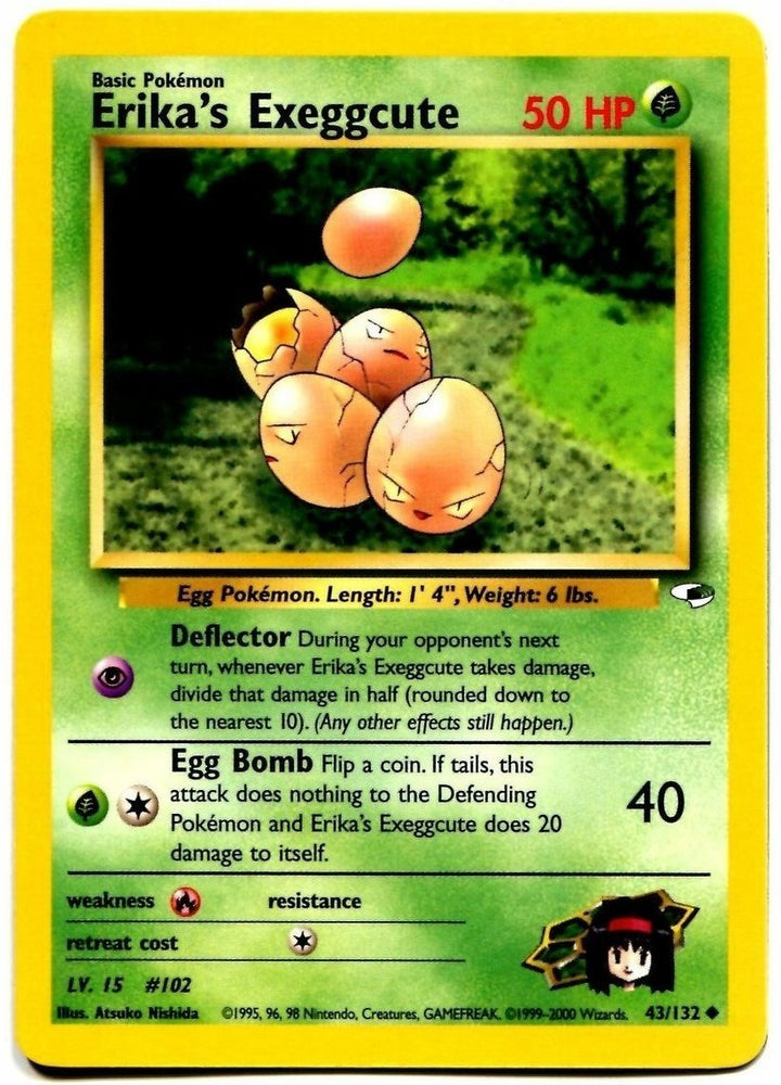 Erika's Exeggcute (43/132) [Gym Heroes Unlimited] - PokeCharles PokeStore