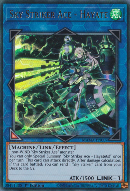 Sky Striker Ace - Hayate [MAMA-EN007] Ultra Rare - PokeCharles PokeStore