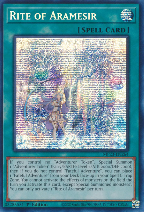Rite of Aramesir [MP23-EN264] Prismatic Secret Rare - PokeCharles PokeStore