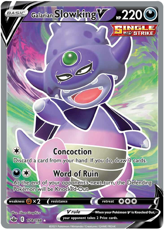 Galarian Slowking V (178/198) [Sword & Shield: Chilling Reign] - PokeCharles PokeStore