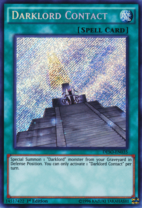 Darklord Contact [DESO-EN035] Secret Rare - PokeCharles PokeStore