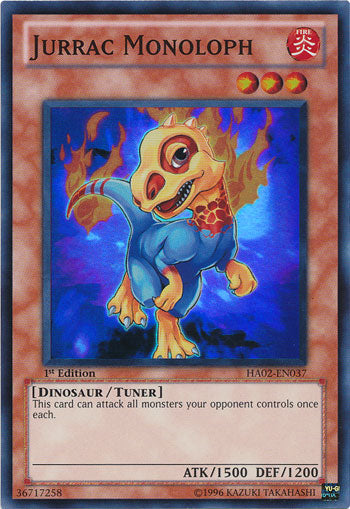 Jurrac Monoloph [HA02-EN037] Super Rare - PokeCharles PokeStore