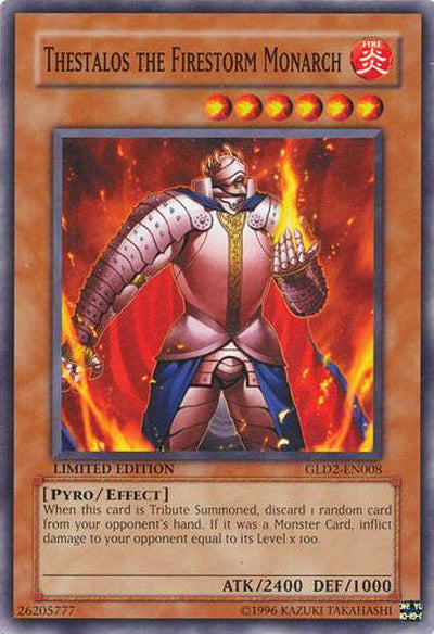 Thestalos the Firestorm Monarch [GLD2-EN008] Common - PokeCharles PokeStore