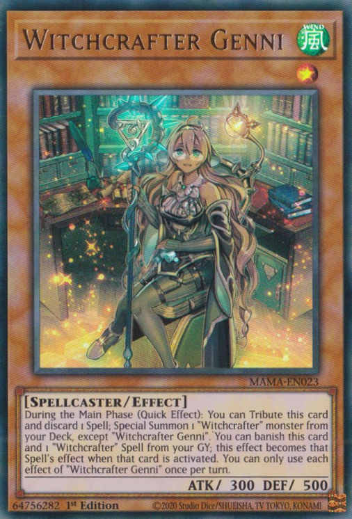 Witchcrafter Genni [MAMA-EN023] Ultra Rare - PokeCharles PokeStore