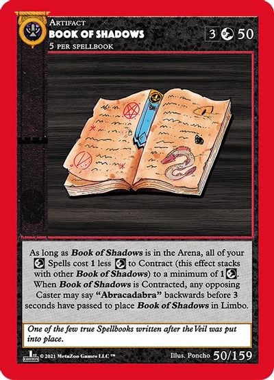 Book Of Shadows [Sample Cards]