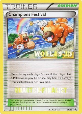 Champions Festival (BW95) (2013 Quarter Finalist) [Black & White: Black Star Promos] - PokeCharles PokeStore
