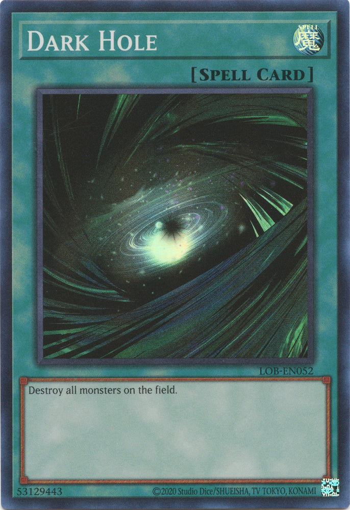 Dark Hole (25th Anniversary) [LOB-EN052] Super Rare - PokeCharles PokeStore
