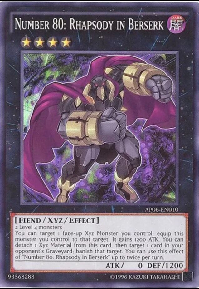 Number 80: Rhapsody in Berserk [AP06-EN010] Super Rare - PokeCharles PokeStore