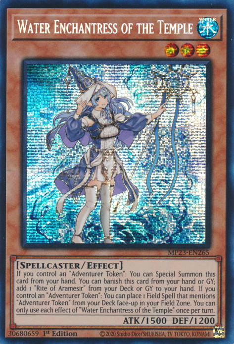 Water Enchantress of the Temple [MP23-EN265] Prismatic Secret Rare - PokeCharles PokeStore