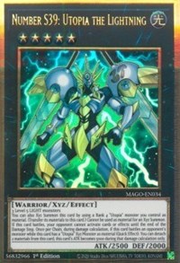 Number S39: Utopia the Lightning [MAGO-EN034] Gold Rare - PokeCharles PokeStore