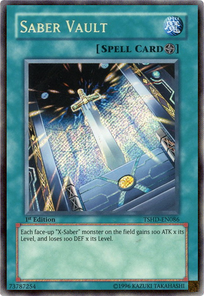 Saber Vault [TSHD-EN086] Secret Rare - PokeCharles PokeStore