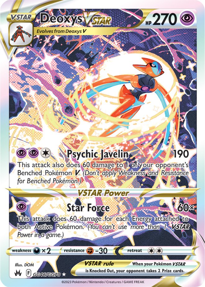 Deoxys VSTAR (GG46/GG70) [Sword & Shield: Crown Zenith] - PokeCharles PokeStore