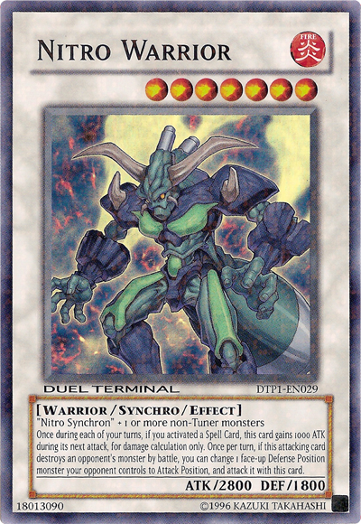 Nitro Warrior [DTP1-EN029] Super Rare - PokeCharles PokeStore