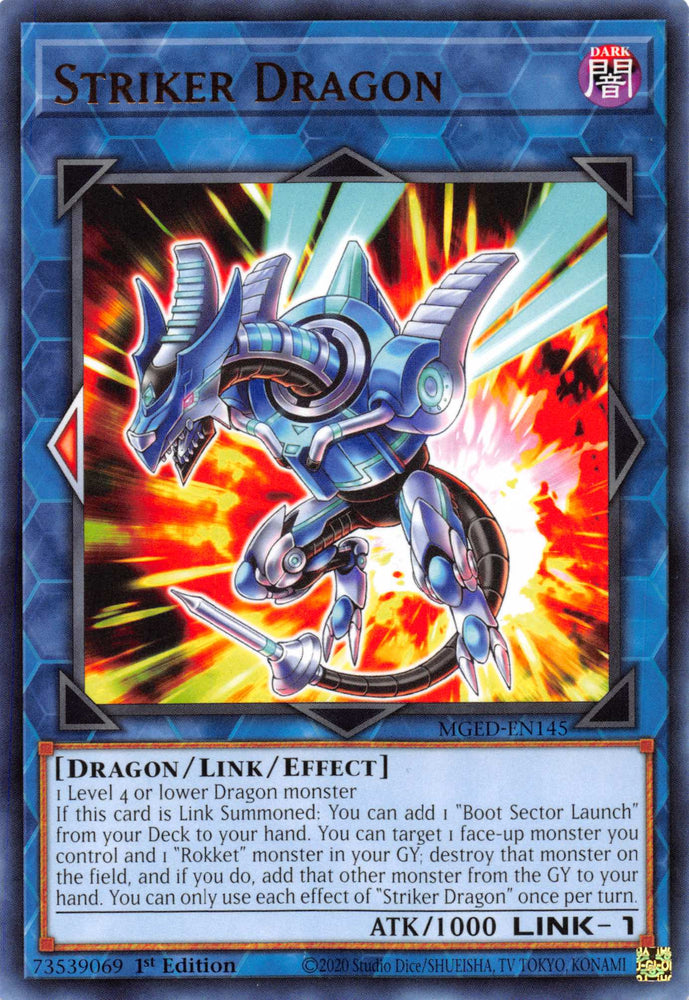 Striker Dragon [MGED-EN145] Rare - PokeCharles PokeStore